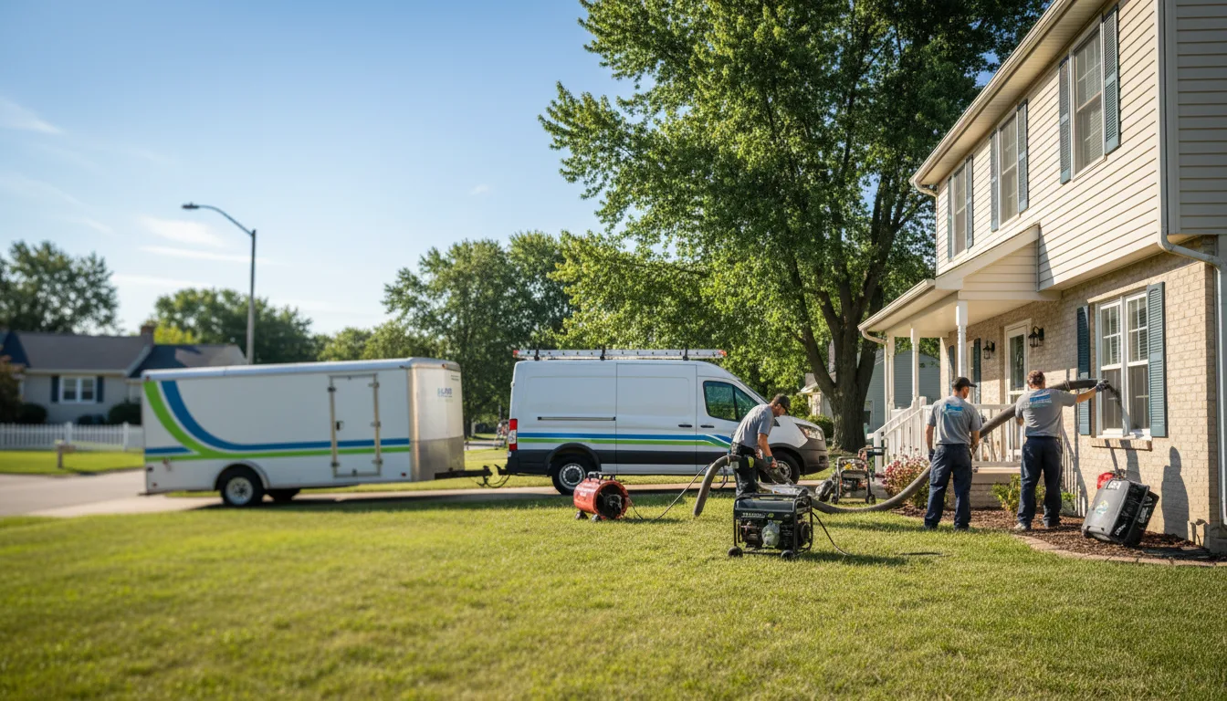 Flooded Basement Restoration And Cleanup With Repair in Junction City, WI near me